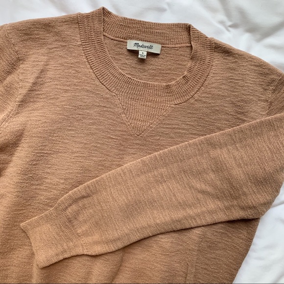 Madewell Sweaters - Madewell Tan Crewneck Sweater